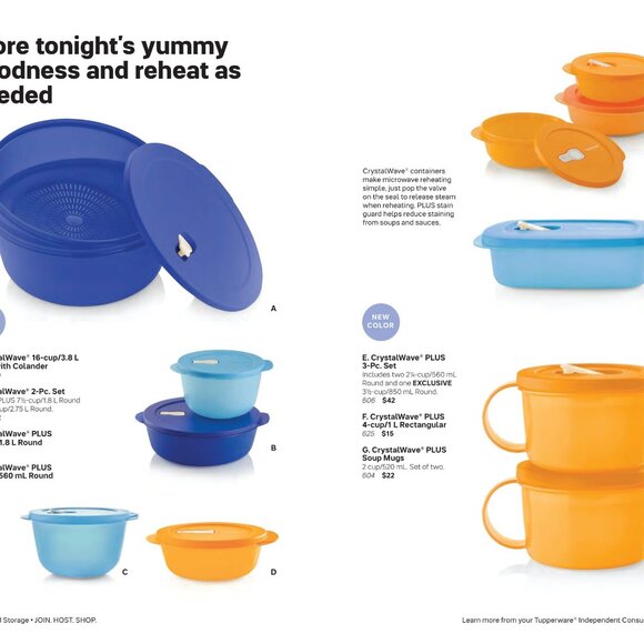 NIP Tupperware CrystalWave Plus Rectangular - Picture 3 of 5